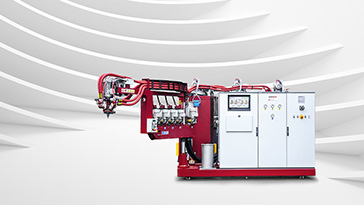 Polyurethane processing machine LC serie for high productivity demand
